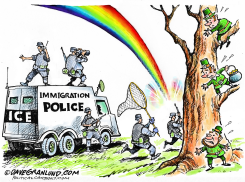 ST PATRICK'S DAY AND ICE AGENTS by Dave Granlund