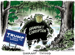 TRUMP IS A SWAMP DWELLER, NOT A SWAMP DRAINER by Paul Duginski