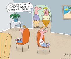 MOM NEGOTIATES PEACE by Gary McCoy