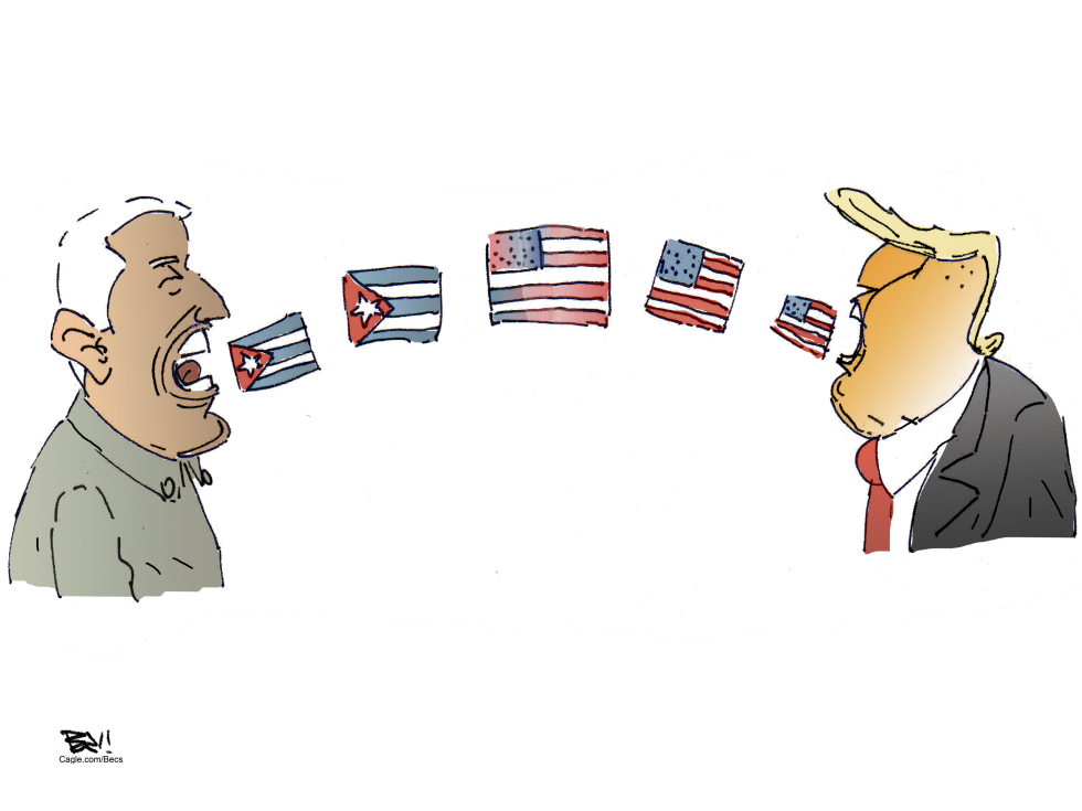 Dialogue between Cuba and the USA.