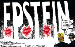 TRUMPSTEIN WAR by Milt Priggee
