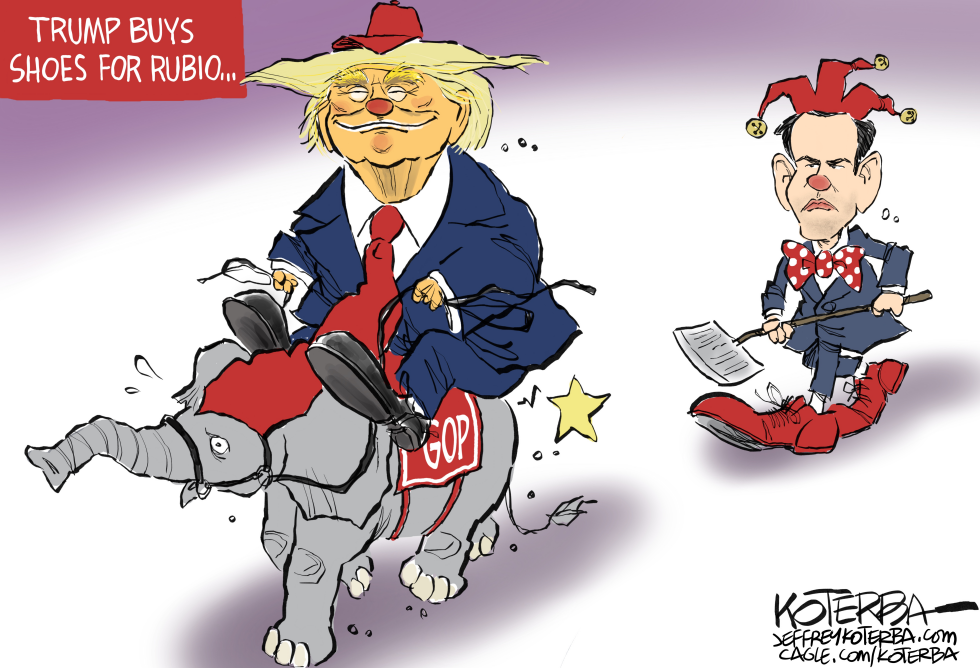 Trump buys shoes for Rubio