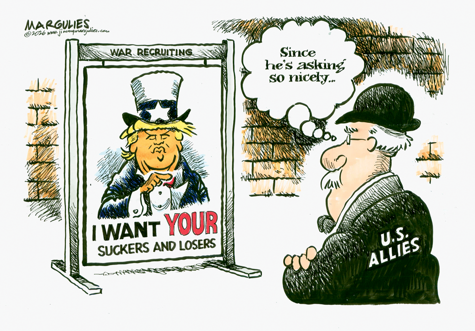 Trump wants allied help in Iran