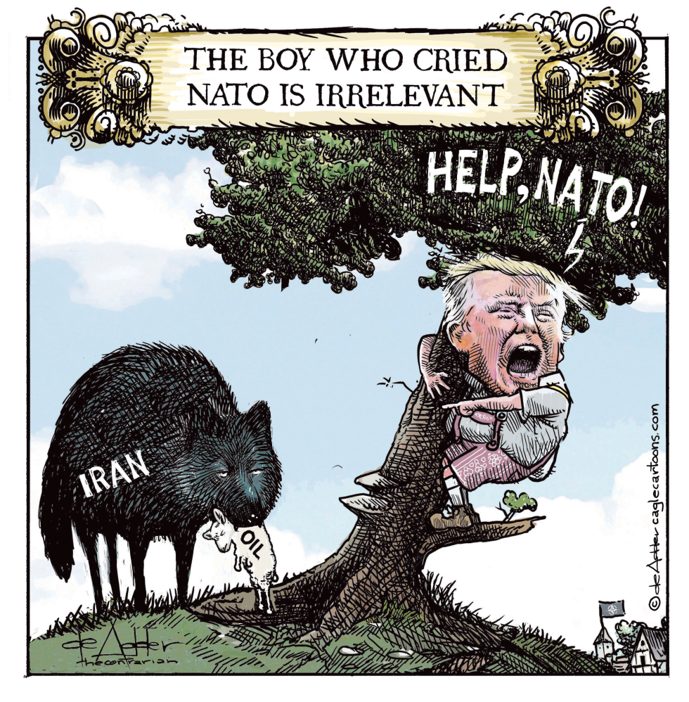 Trump is the boy who called NATO