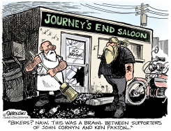 FIERCE TEXAS GOP SENATE PRIMARY BATTLE by Paul Duginski