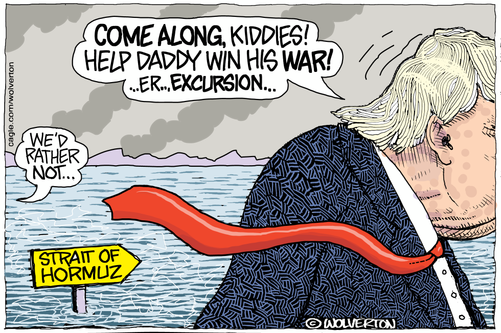 Trump Off to Open Hormuz Strait with No Help