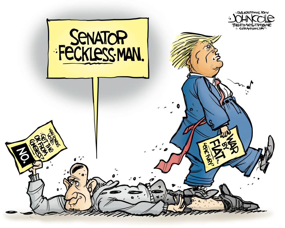 Fetterman lets Trump walk over him on Iran