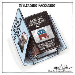 SAVE AMERICA ACT IS ABOUT SAVING REPUBLICANS by Michael de Adder