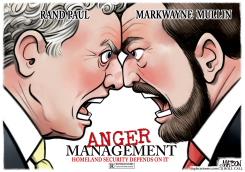 SENATORS PAUL AND MULLIN SQUARE OFF by R.J. Matson