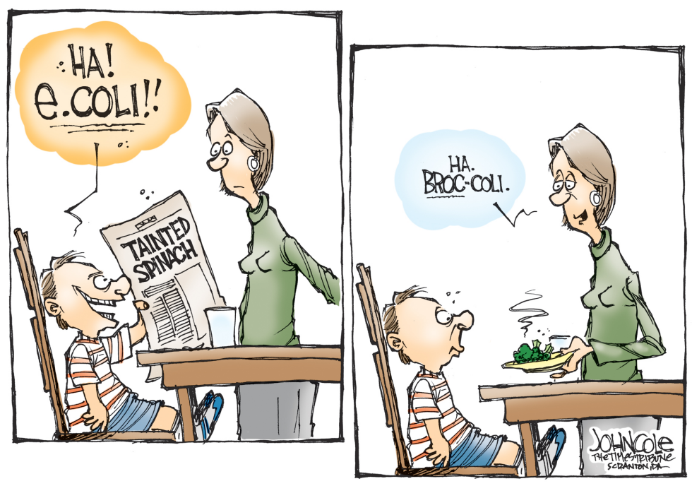 spinach and e-coli