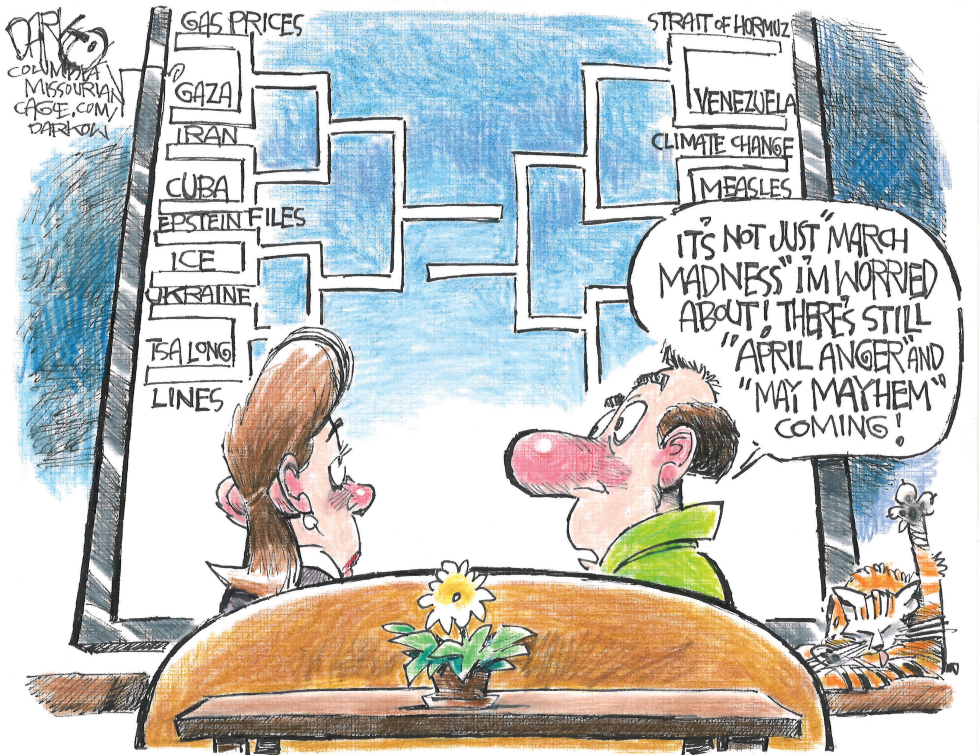 Not Just March Madness: Brace for April Anger and May Mayhem in Global Crises Bracket