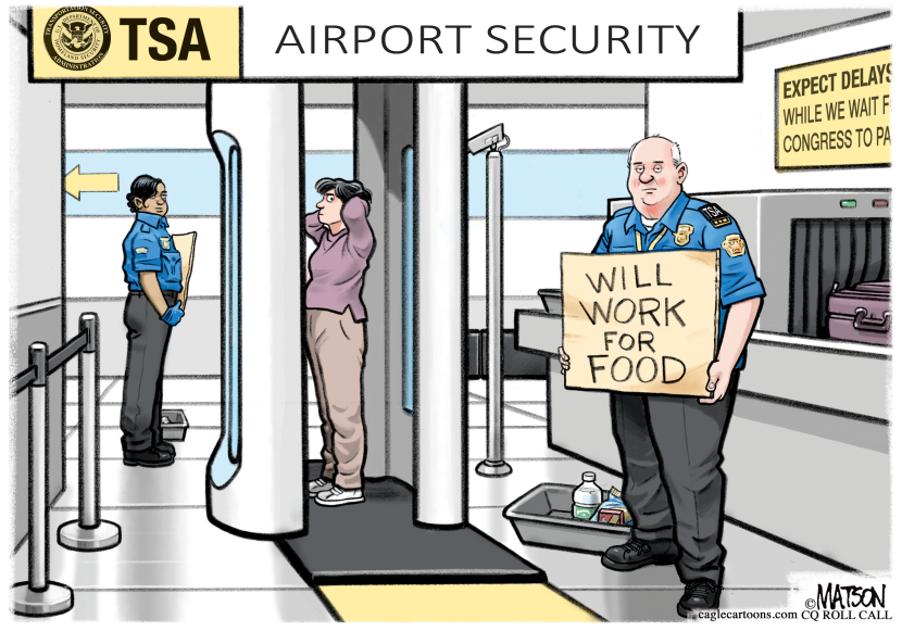 TSA Workers Beg For Pay