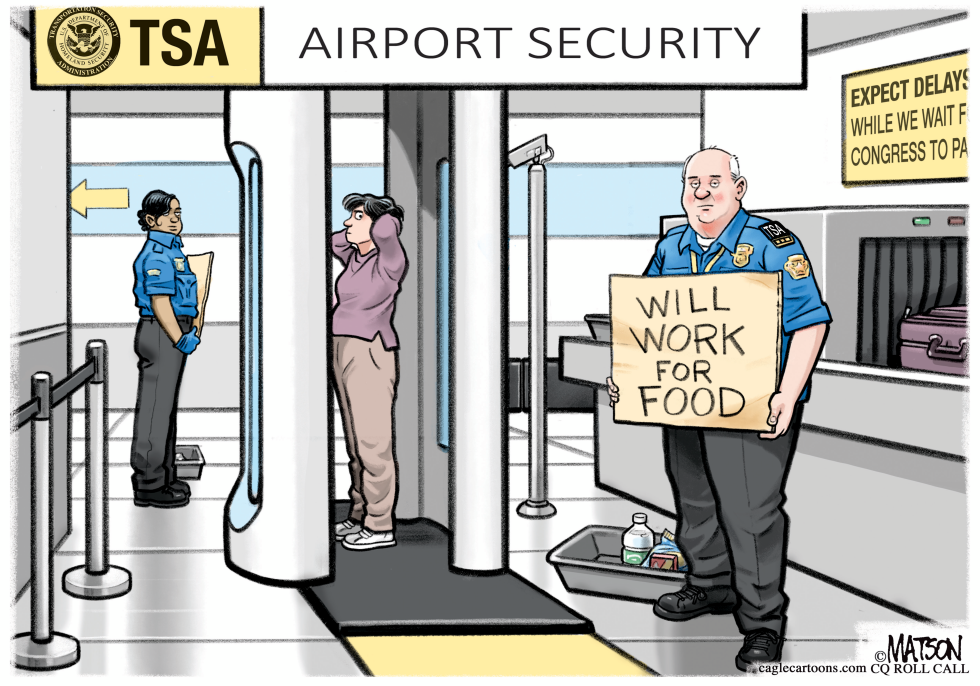 TSA Workers Beg For Pay