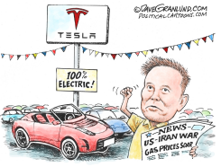GAS PRICES AND ELECTRIC CARS by Dave Granlund