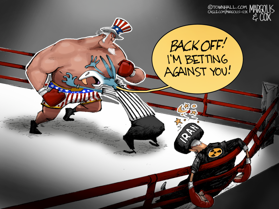 Uncle Sam Bets Against Peace in Iran Boxing Bout