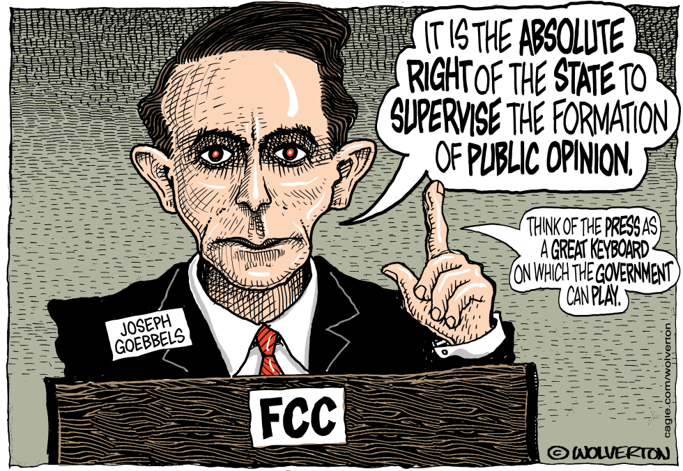 Joseph Goebbels Defends FCC Censorship