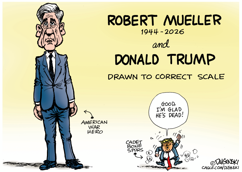 War hero and draft dodger compared