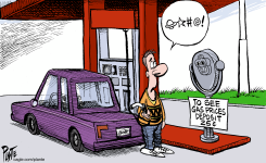 HIGH GAS PRICES by Bruce Plante