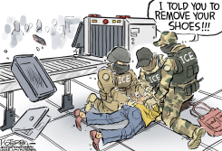 ICE IN FOR TSA by Jeff Koterba