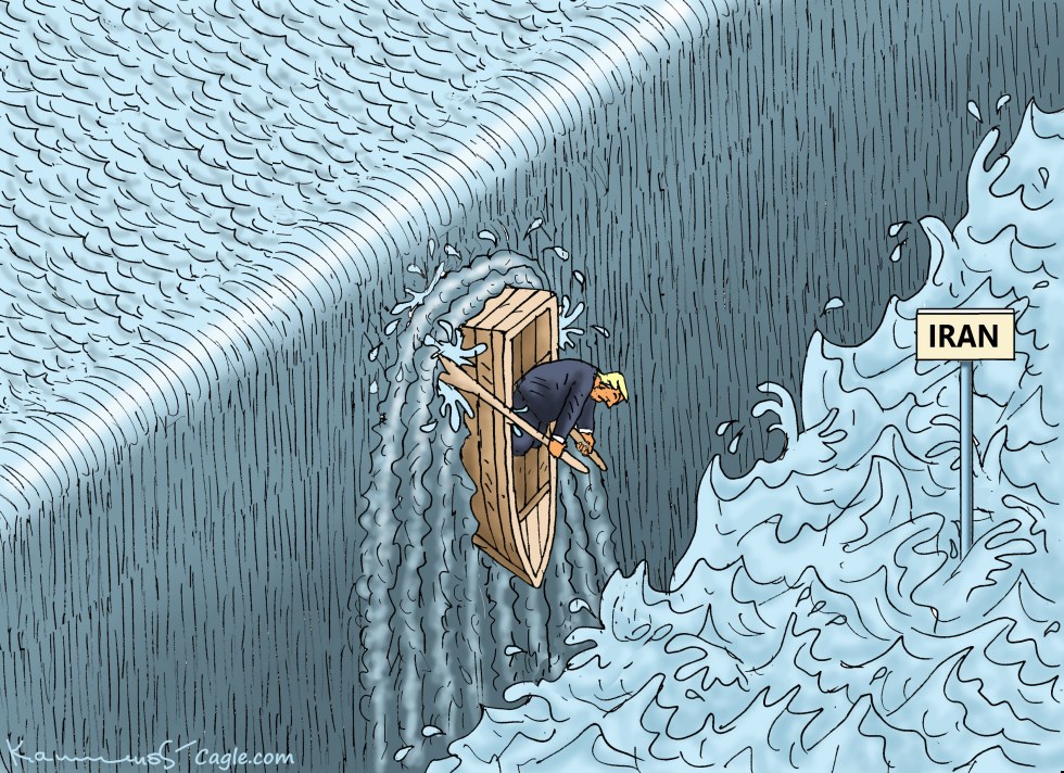 ON SOME DAYS HE ROWS BACK