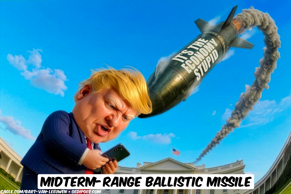 Trump being attacked by missile