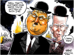 STILL BLAMING BIDEN by Dave Whamond