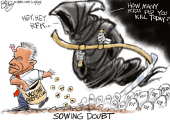 VACCINE SKEPTICISM by Pat Bagley
