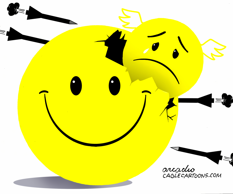 Happiness Is a Victim of War.