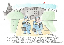 WEAPONS THAT DON'T POLLUTE by Harley Schwadron