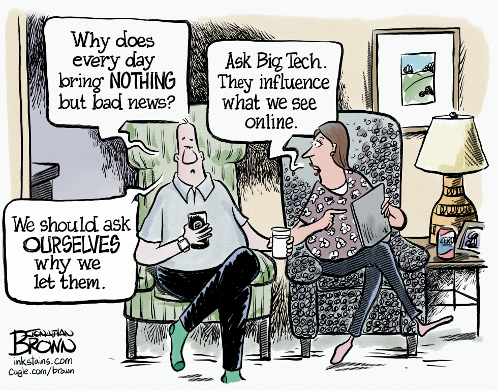 Couple wonders why they allow Big Tech's control