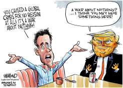 A WAR ABOUT NOTHING by Dave Whamond
