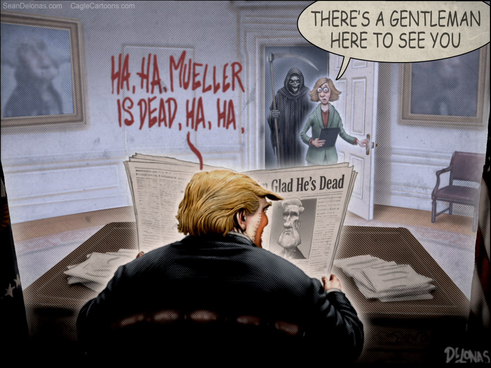 Trump's reaction to Robert Mueller's death