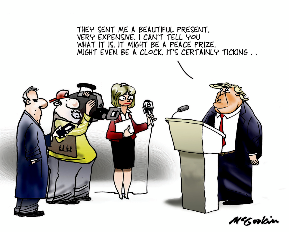 Trump receives a gift