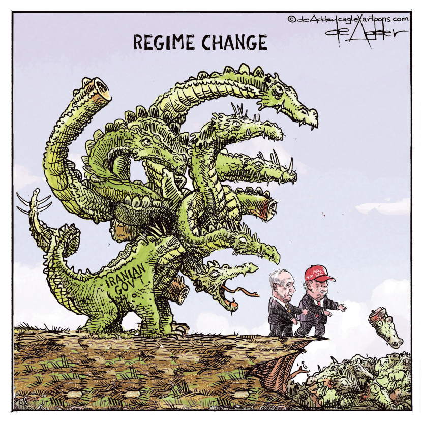 Regime change in Iran Hydra