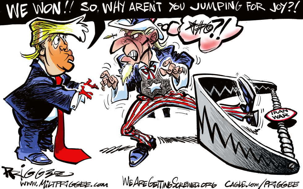 Trump demands joy from Uncle Sam over Iran win amid trap