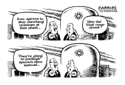 IRAN HAS AGREED TO STOP ENRICHING URANIUM by Jimmy Margulies