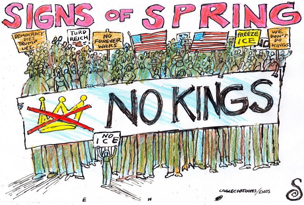 PEOPLE AT NO KINGS RALLY