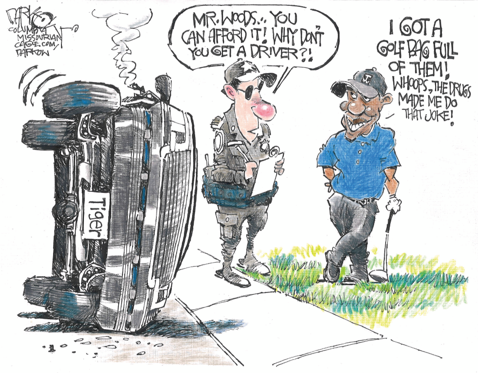 Tiger needs a driver