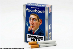 FACEBOOK CIGARETTES by Bart van Leeuwen