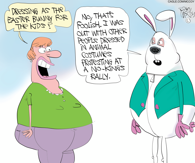 No Kings Protesters