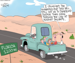 HITCHHIKING EASIER THAN TSA LINES by Gary McCoy