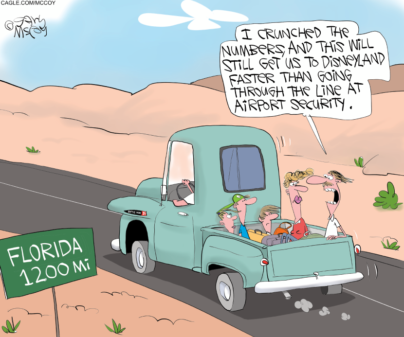Hitchhiking Easier Than TSA Lines