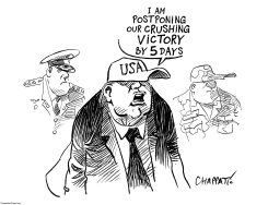ULTIMATUM DELAYED by Patrick Chappatte