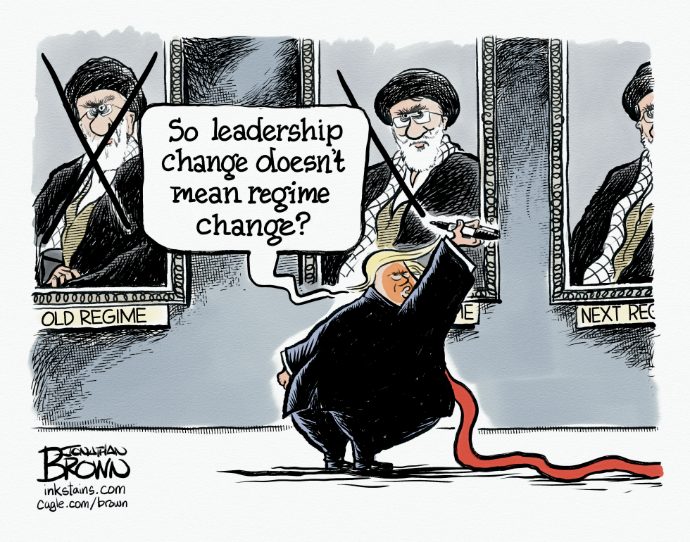Trump Thinks IRI Head Change = Regime Change