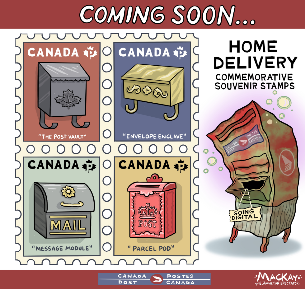 Home Delivery of mail commemorative stamps
