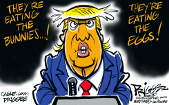 THEY'RE EATING THE by Milt Priggee