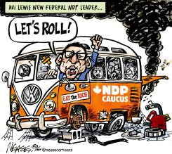 NDP LEADER by Steve Nease
