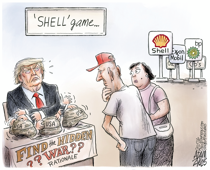 Trump's 'Shell' Game: Hiding the War Rationale Amid Oil Giants