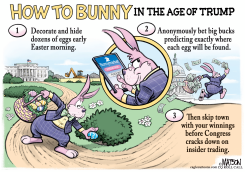 EASTER BUNNY BETS ON PREDICTION MARKET by R.J. Matson