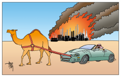 OILCRISIS MIDDLE EAST by Arend van Dam